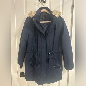 Women’s Navy Banana Republic Puffer Jacket